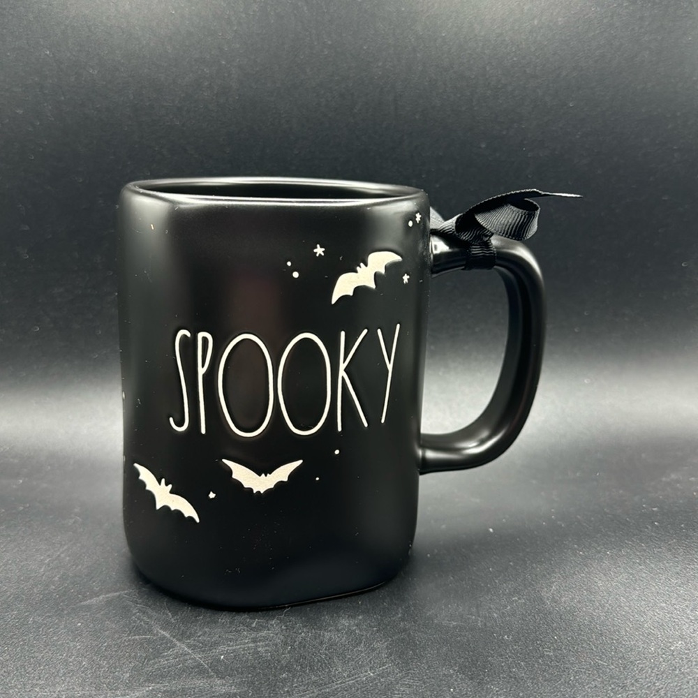 Rae Dunn Spooky Mug Black